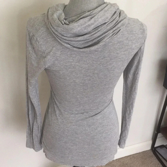 Casa Lee Gray Cowl Neck Top - Picture 3 of 5